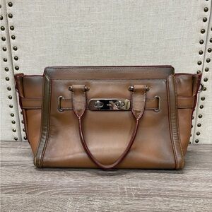 Coach Swagger 27 in burnished Leather